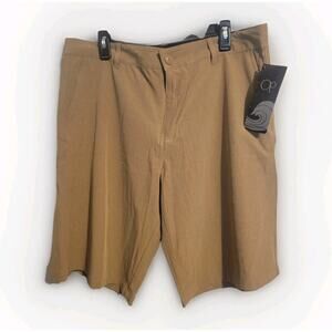 OP Flex 4-way Stretch Khaki Short Men's 36 Performance Athleisure Activewear